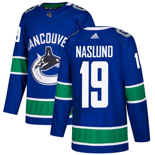 Adidas Men Vancouver Canucks #19 Markus Naslund Blue Home Authentic Stitched NHL Jersey->vancouver canucks->NHL Jersey